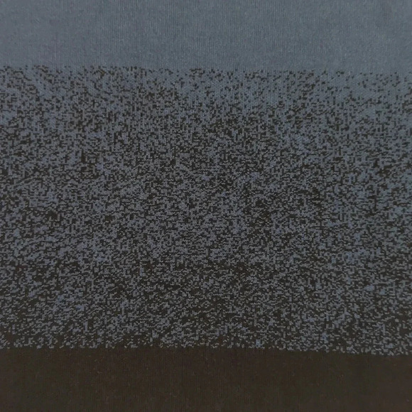 Anne Klein Mock-Neck Colorblock Viscose Blend Boxy Sweater, Color Blue/Blck Sz L - Picture 13 of 15